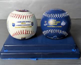 Kansas City Royals Souvenir Cups And Nikco Sports Commemorative Baseball Sets 