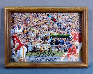 Jan Stenerud (HOF) Autographed Print 