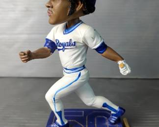 Kansas City Royals Memorabilia Including Bobblehead, Figurine, Home Plate, And More 