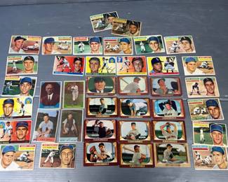Baseball Trading Cards, Includes Connie Mack, Ralph Beard, Charlie Gehringer And More 
