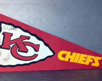 Jovan Belcher Autographed Kansas City Chiefs Pennant 