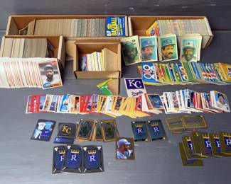 Kansas City Royals Baseball Card, Includes Stickers And Lenticular Cards 