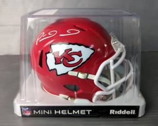 Patrick Mahomes Autographed Kansas City Chiefs Mini Helmet 