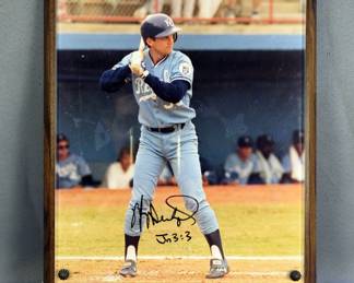 Autographed Kevin Seitzer Baseball Photograph Plaque 