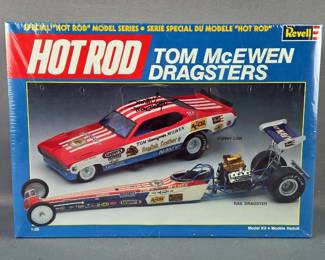 Revell Hot Rod Tom McEwen Dragsters Autographed Model Kit 