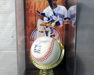 Ken Griffey Jr. (HOF) Autographed Baseball, In Display Case 