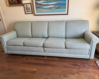 Vintage sleeper sofa with pr. twin beds 30"h x 95.5" long x 35"d   17" seat height