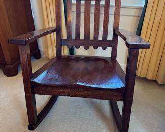 Arts & Crafts rocker 