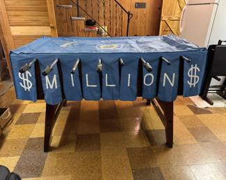 Vintage Million Dollar Game foosball table