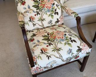 Pr. Georgian-style lolling chairs