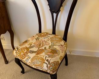 Art Nouveau slipper chair