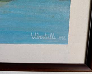 Hector Ubertalli (1928-1990 Argentina / Florida)  41"h x 37"w