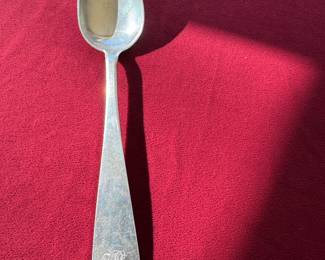 German silver serving spoon c. 1860