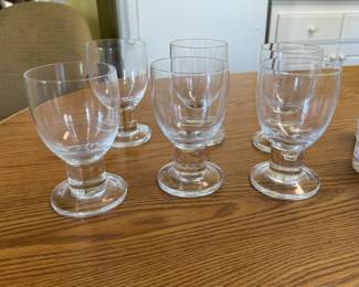 Vintage wine glasses