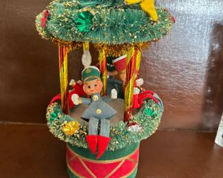 Vintage musical carousel 