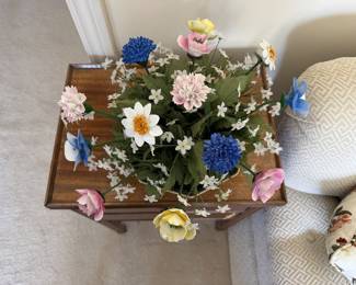 Vintage porcelain flower arrangement