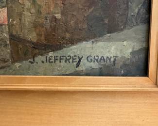 J. Jeffrey Grant American, 1883 - 1960 oil  21” x 24” canvas size
