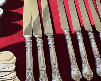 Gorham "Chantilly" sterling flatware 111 pieces