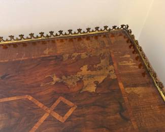 Antique French marquetry desk