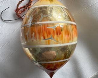 Antique end of day ornament