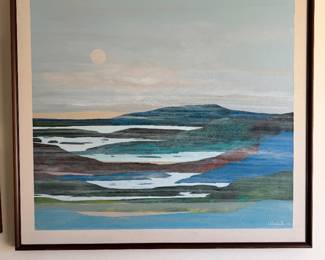 Hector Ubertalli (1928-1990 Argentina / Florida)  41"h x 37"w