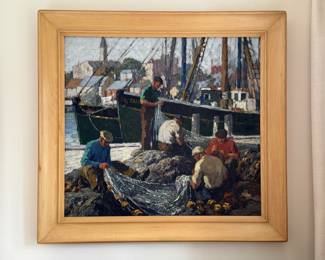 J. Jeffrey Grant (attributed) American, 1883 - 1960 oil  21” x 24” canvas size