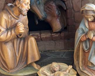 Vintage Anri Nativity Set