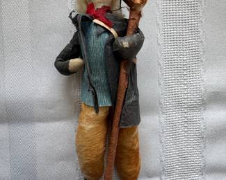 Antique spun cotton ornament