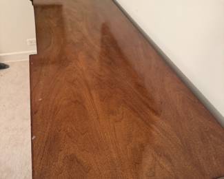 Karges burled walnut sideboard 35.5"h x 6' long x 19"d