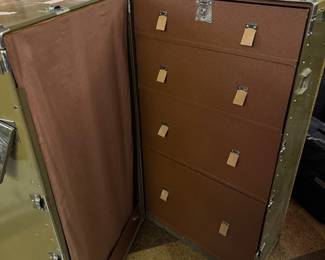 Hartmann steamer trunk wardrobe