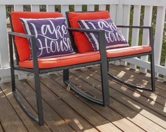 Metal rocking chairs