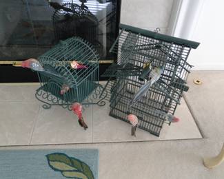 Whimsical bird cages