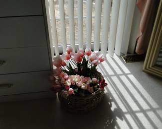 Faux tulip arrangement 