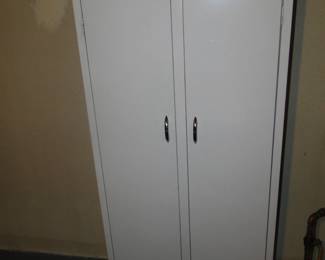 Metal storage cabinet