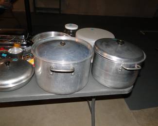 Large stock and canning pots
