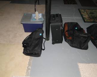 Suitcases and carry on suitcases too