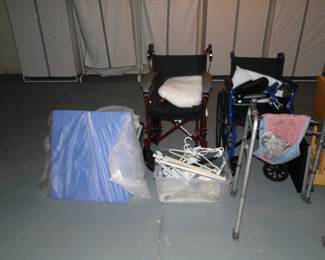 Hangers, and wheelchairs, and more