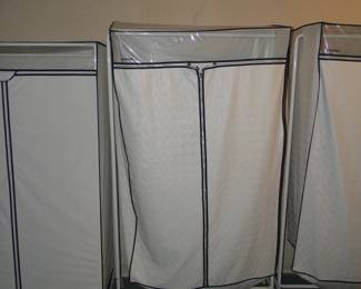 Clothing storage closets