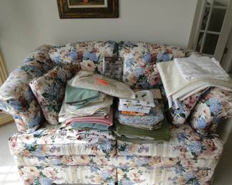 All furniture is in pristine condition, just add a cover and presto, redecorating done