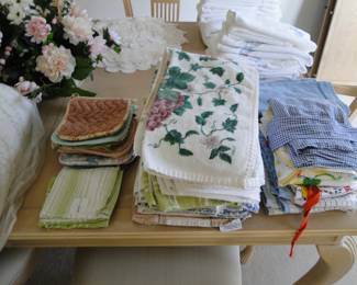 Clean and neat kitchen towels