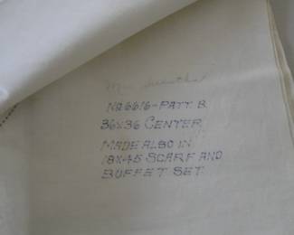 Pattern number and directions