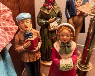 1960's Dickens Village carolers 