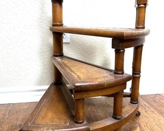 Vintage Spiral Library Steps