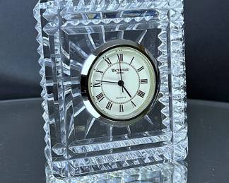 Waterford crystal clock