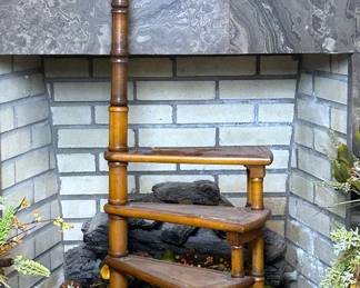 Spiral Library Ladder Steps