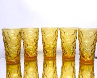 Mid Century juice tumblers