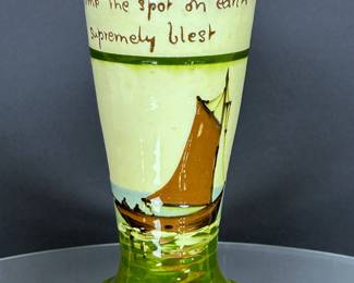 Antique Torquay Motto Ware Vase