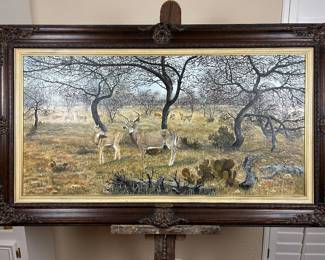 Another Bascomb Herd original oil on board painting