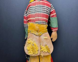 Antique Composition Lone Ranger Cowboy Toy Doll