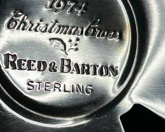 Reed & Barton Sterling 1974 Christmas Cross - Spot Priced